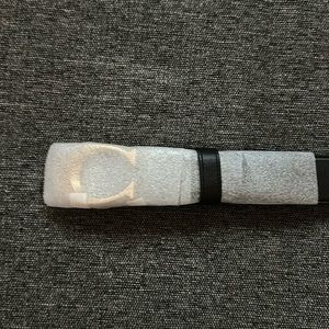 Coach belt black leather with gold C size 38 waist